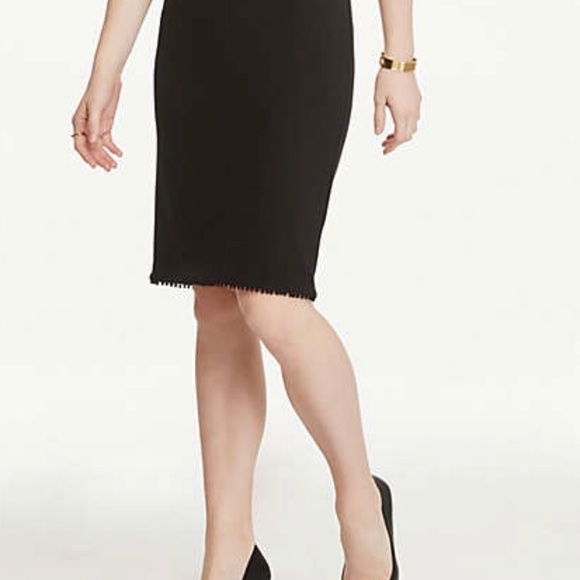 Ann Taylor Factory Black Pencil Skirt - Picture 1 of 5